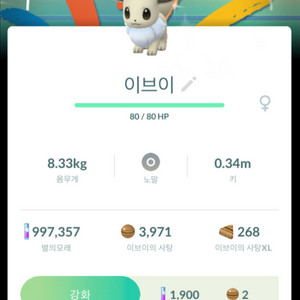 포켓몬고 배경 이로치 이브이 판매