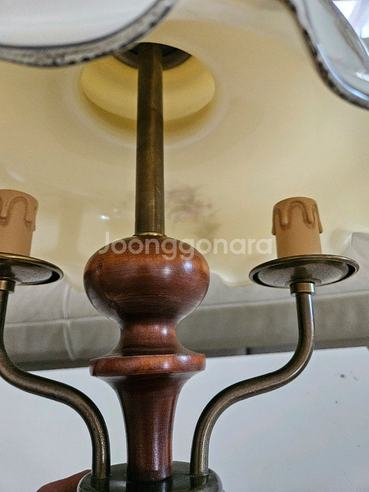 앤틱 이태리 대형글라스 스텐드--3