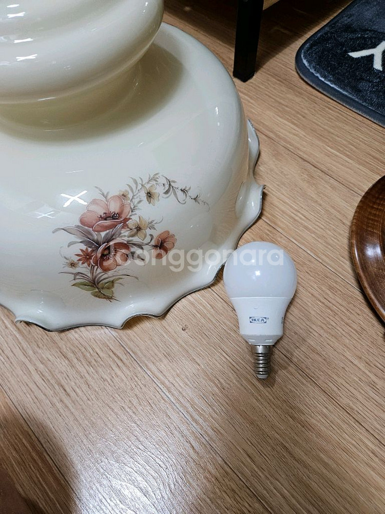 앤틱 이태리 대형글라스 스텐드--8