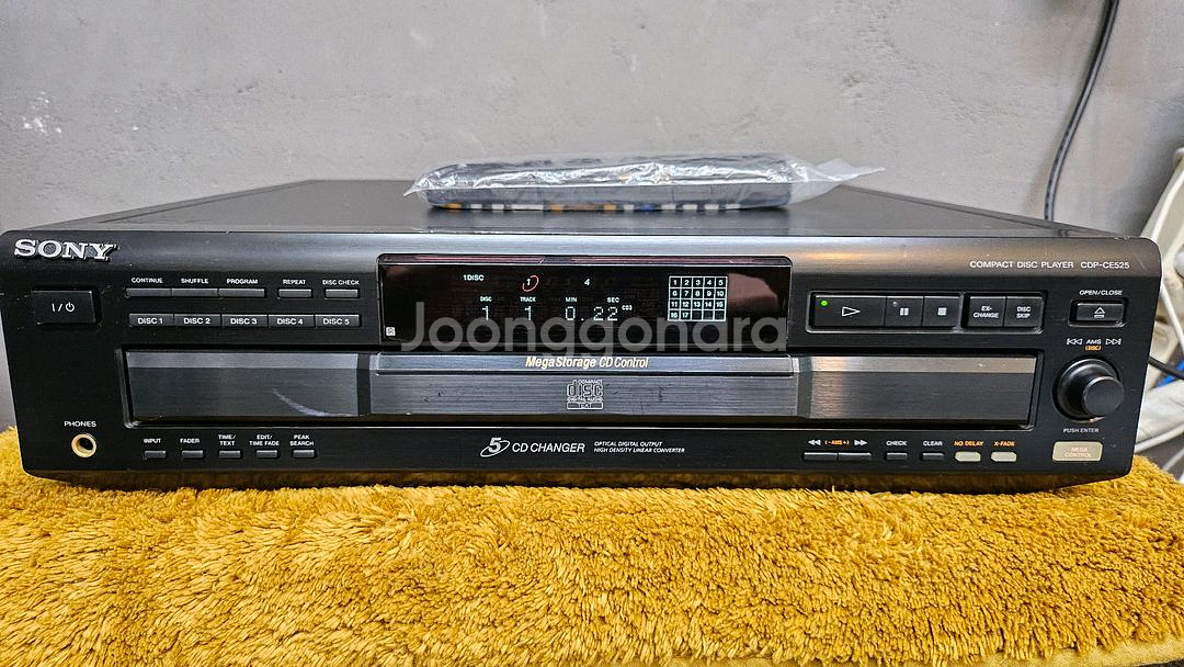 소니 5CD 체인저 CD플레이어--0