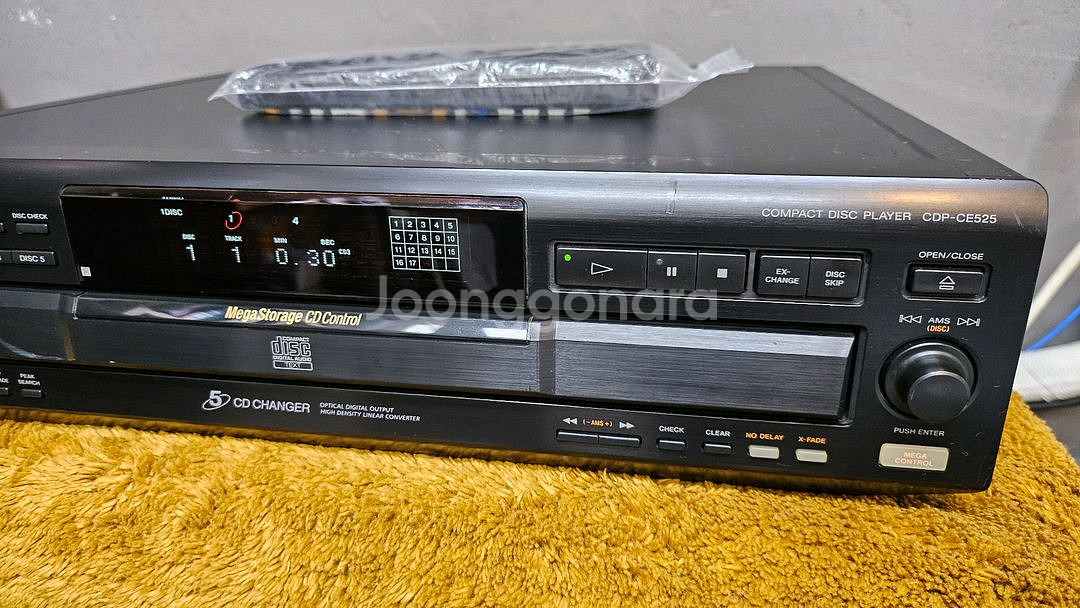 소니 5CD 체인저 CD플레이어--2