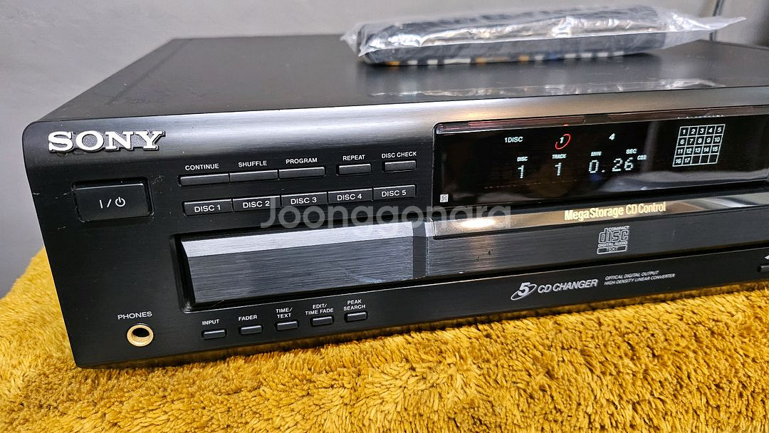 소니 5CD 체인저 CD플레이어--1