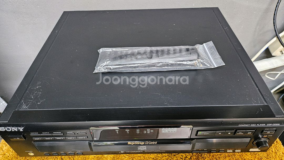 소니 5CD 체인저 CD플레이어--3