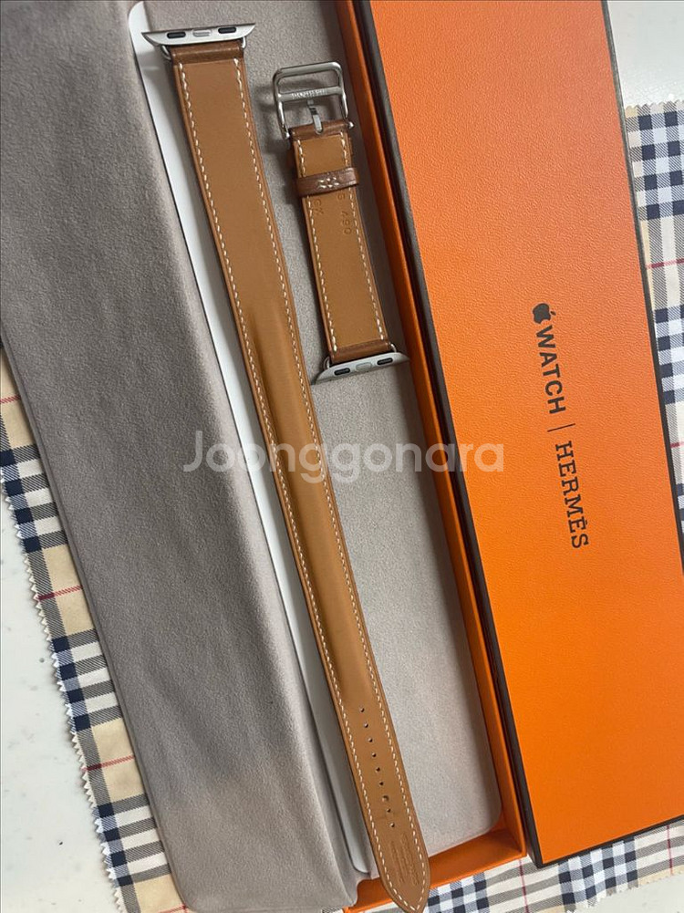 애플워치 에르메스 포브 더블투어 SS급--3