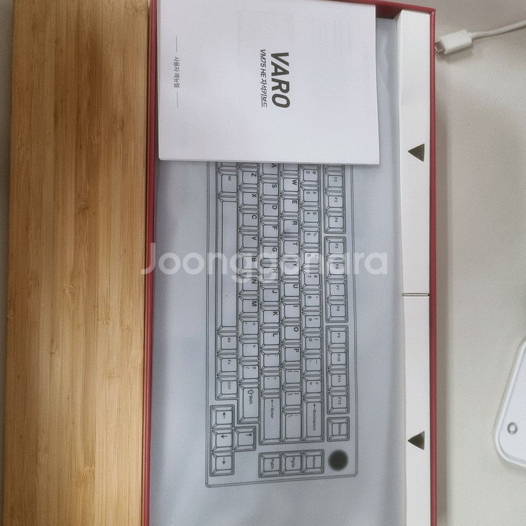 varo vm75he 키보드 실버--2