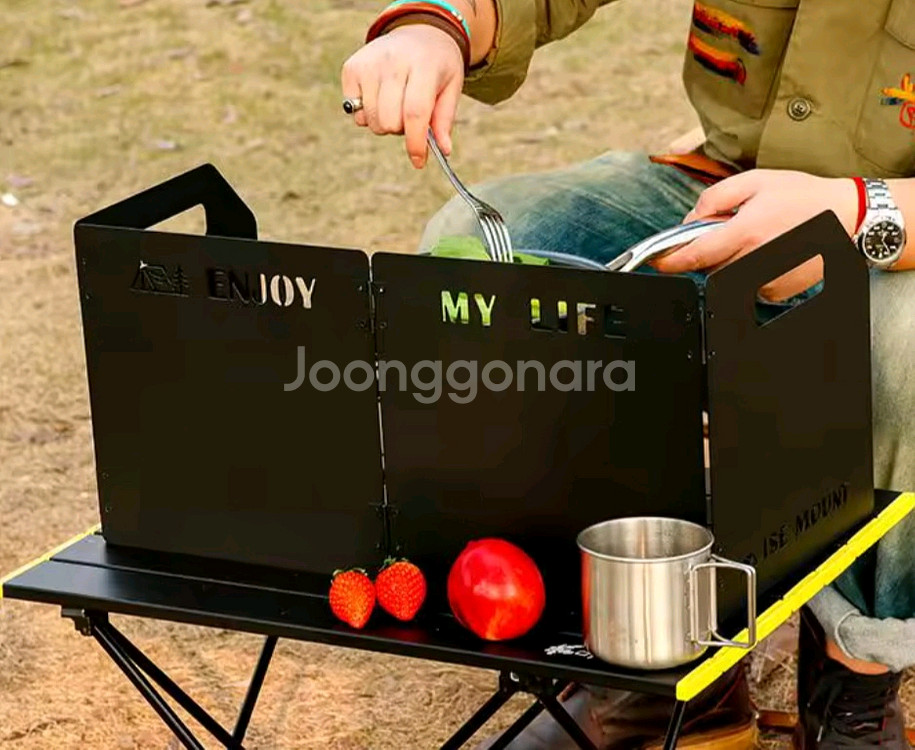 감성캠핑 버너 바람막이- 새상품--0