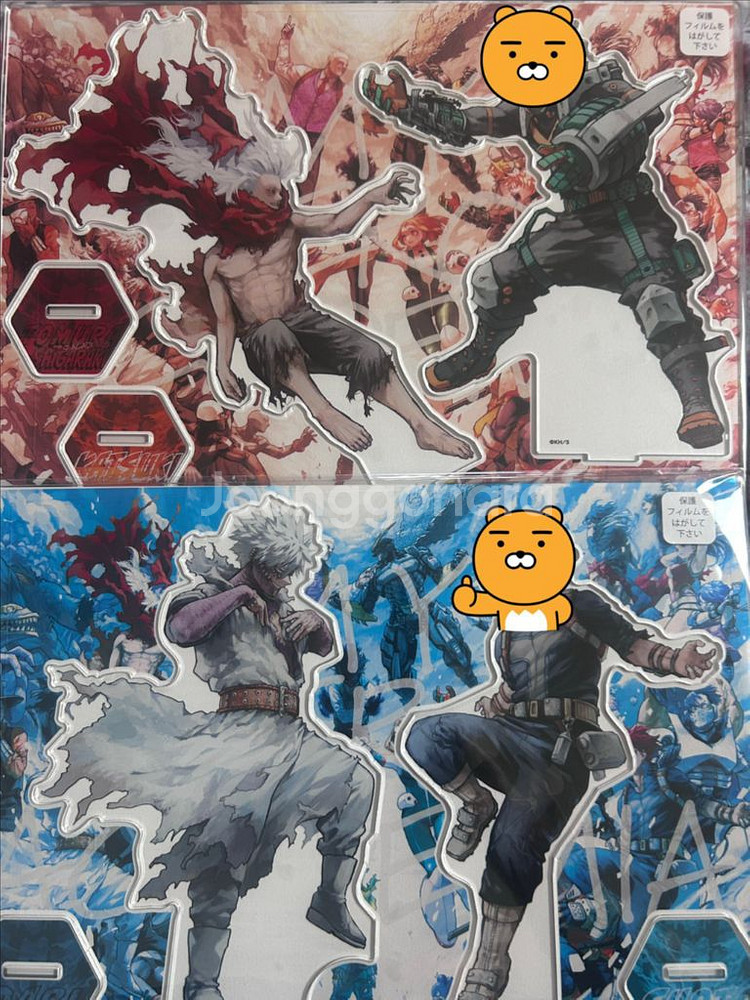 나의 히어로 아카데미아 원화전 시가라키 + 다비 아크릴--0