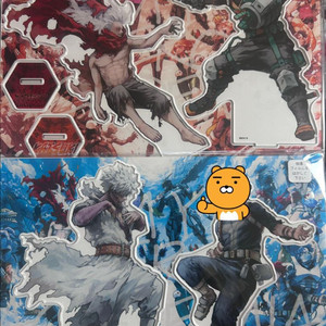 나의 히어로 아카데미아 원화전 시가라키 + 다비 아크릴