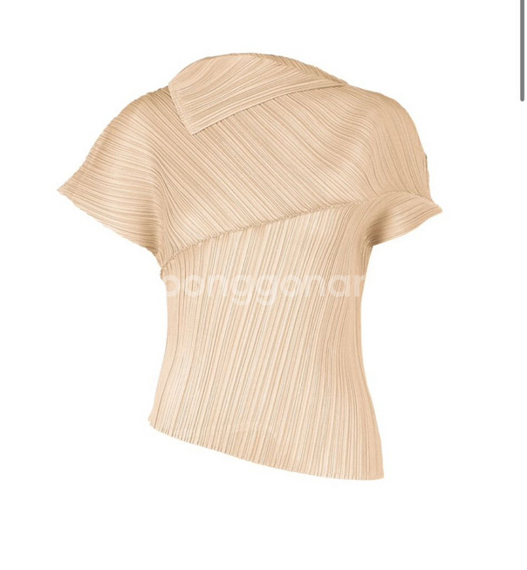 플리츠플리즈 이세이미야케 리프탑 베이지--0