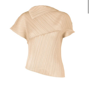 플리츠플리즈 이세이미야케 리프탑 베이지