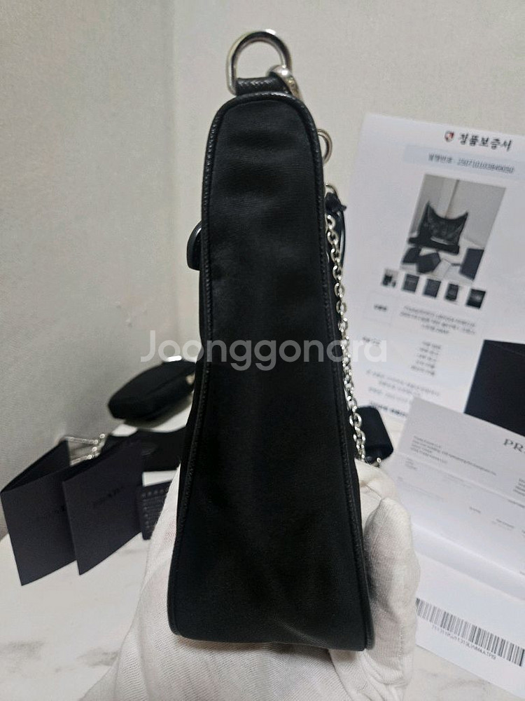 [새상품급] 프라다 리나일론 테수토 호보백--5