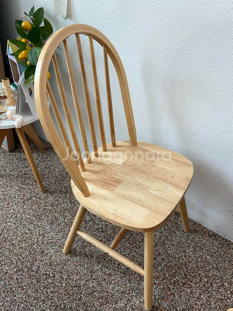 카페 테이블 의자 원목의자--1