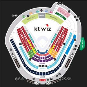 7월 17일(목) kt vs 한화 3루 응원지정석 12