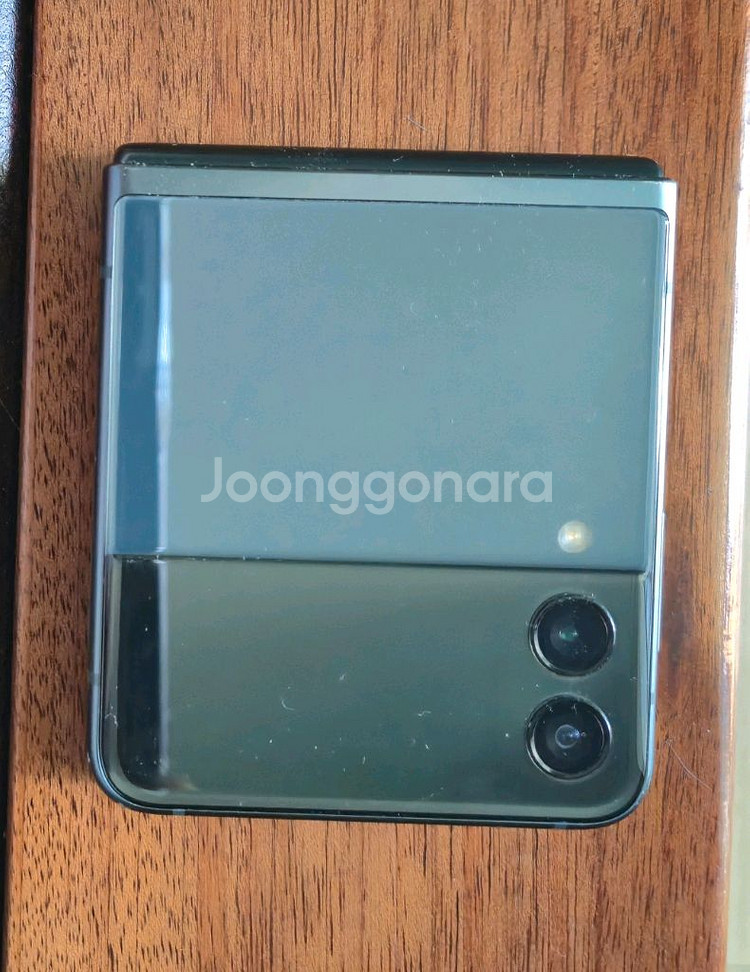 갤럭시Z플립3 256기가 그린 무잔상 멍 있는 단말기--5