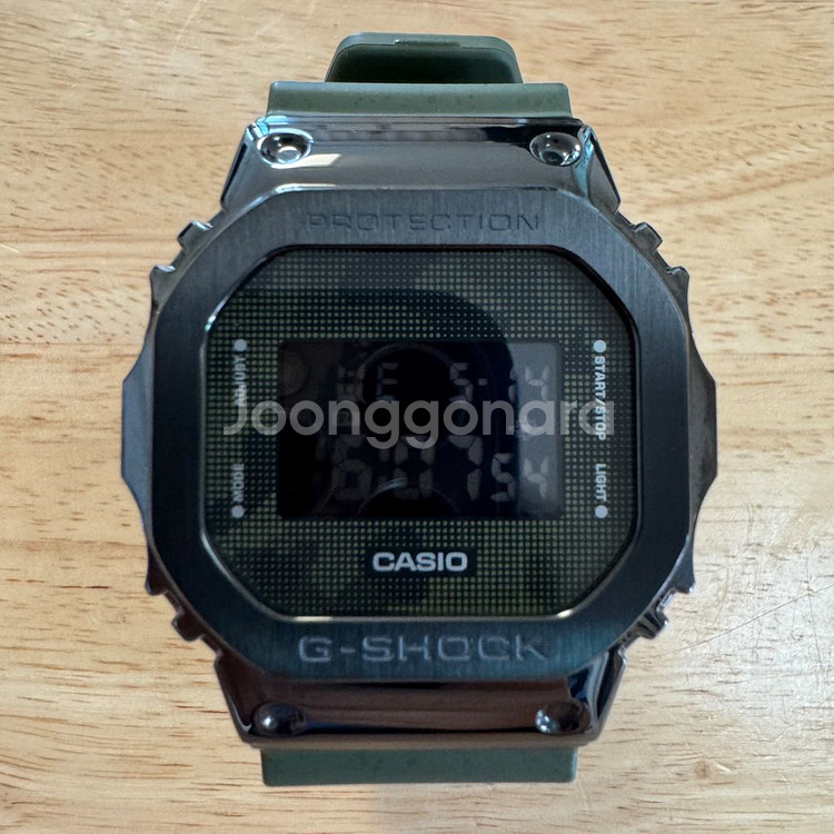 지샥 [GM-5600] 밀리터리 카모플라쥬 주우재 시계--1