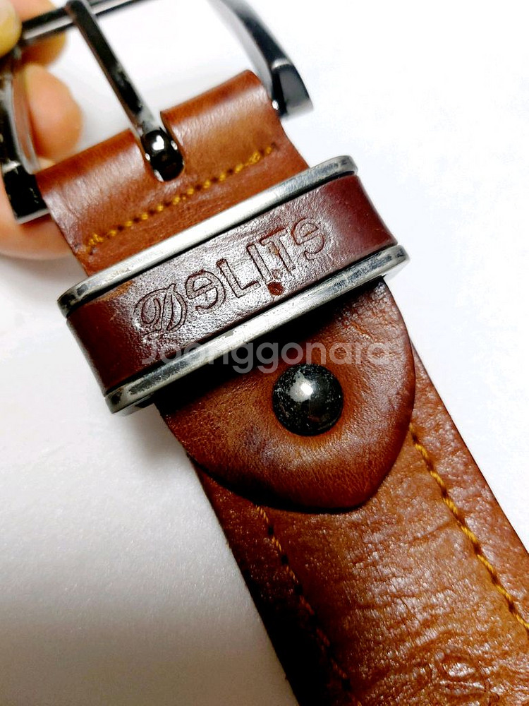 Delite 남성벨트/빈티지 통가죽 벨트--2