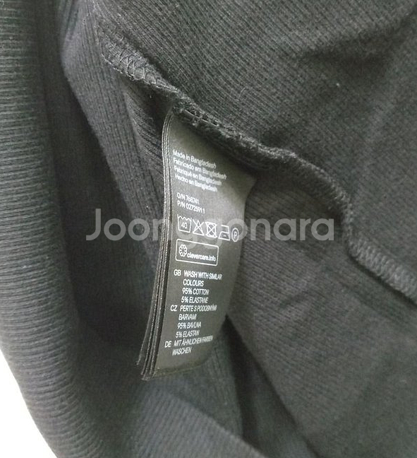 H&M 블랙 미디 원피스 L--5