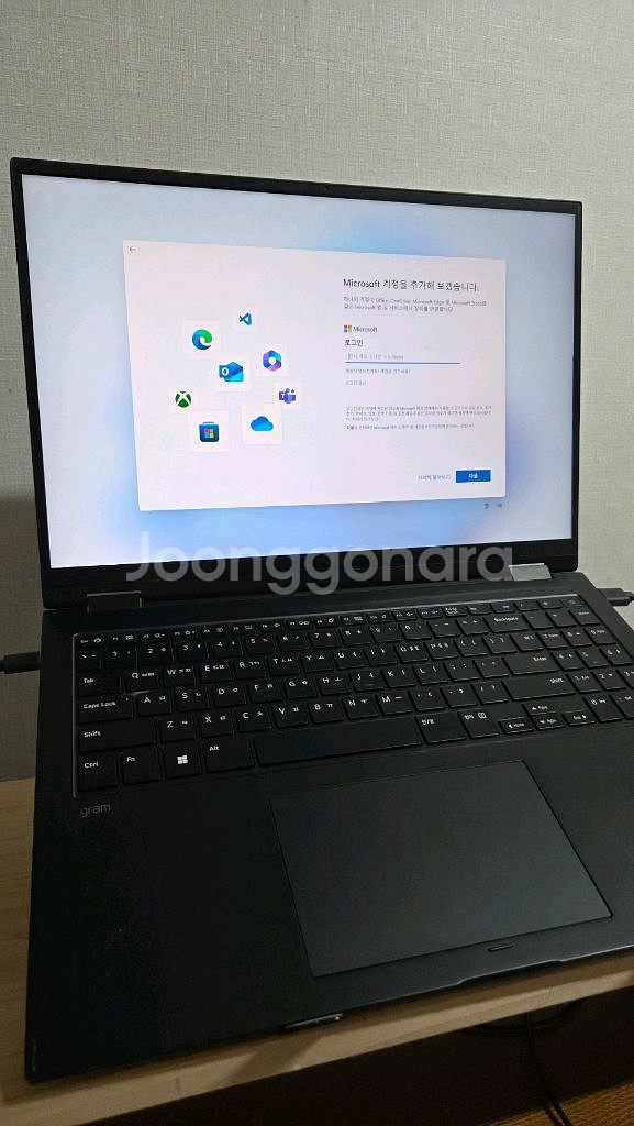 LG 그램360 16인치 노트북 블랙--0