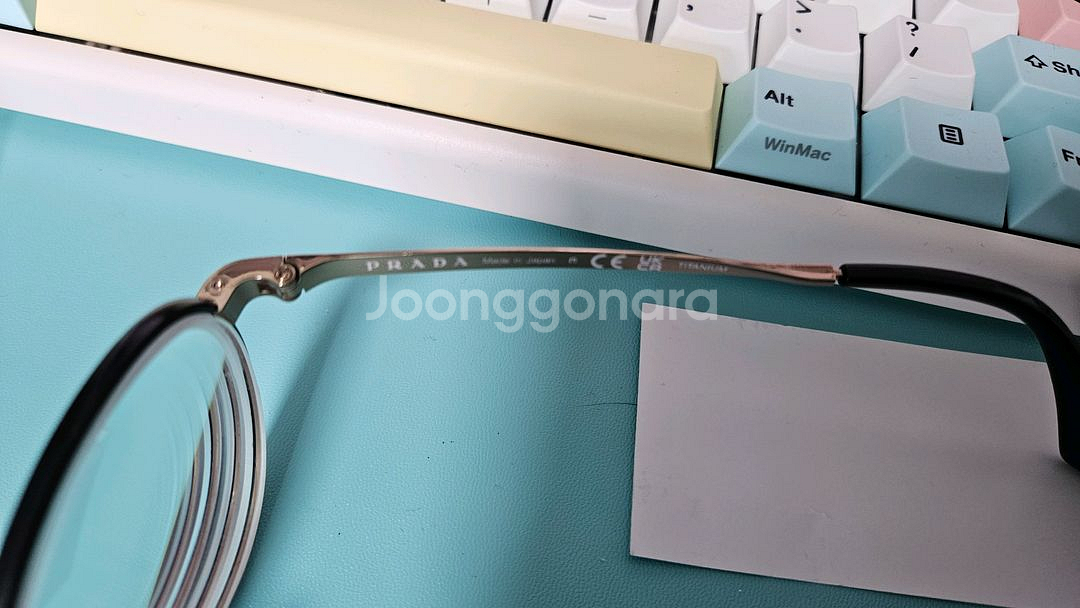 프라다 룩소티카 정품 티타늄 안경테 49mm--4