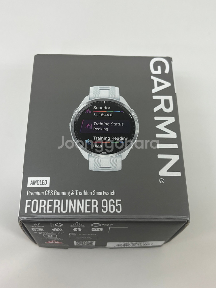 가민 포러너 965 Forerunner 전자시계 화이트--5