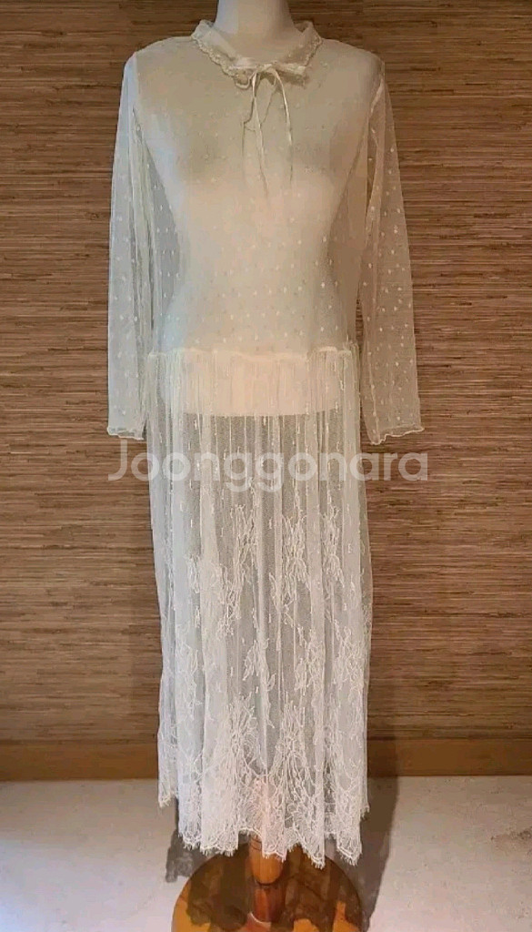 시스루 2부 드레스 겸 레이어드 원피스--0