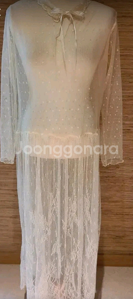 시스루 2부 드레스 겸 레이어드 원피스--5