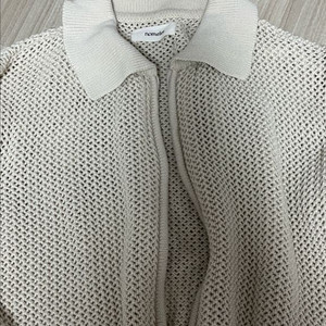 노멜렛 샌디 니트 집업 베이지 1사이즈