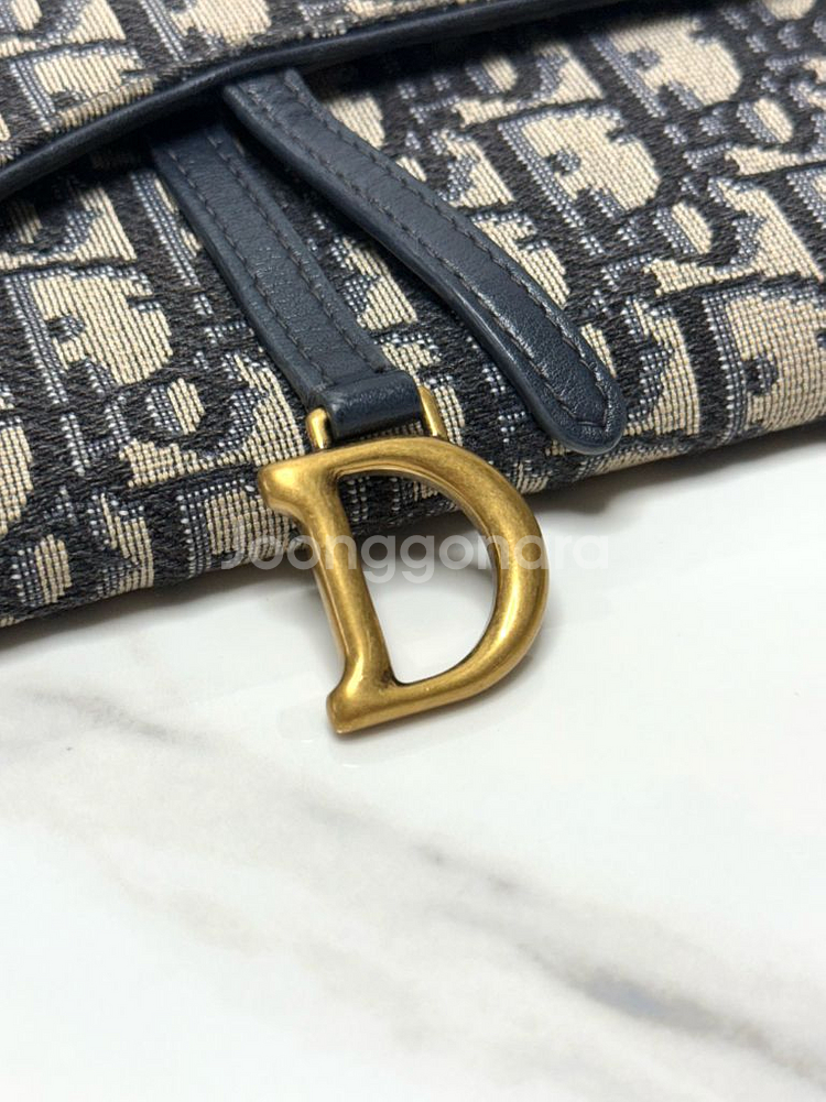 (백화점)디올 오블리크 새들 WOC 체인 지갑 크로스백--8