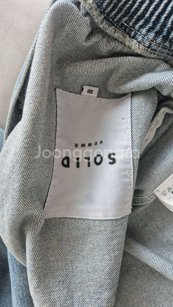 슐리드옴므 청자켓(size50)--1