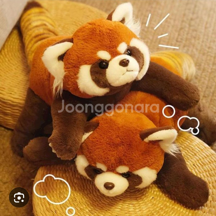 짱정품)허그 랫서판다봉제인형대형 미개봉총사이즈 60cm--0