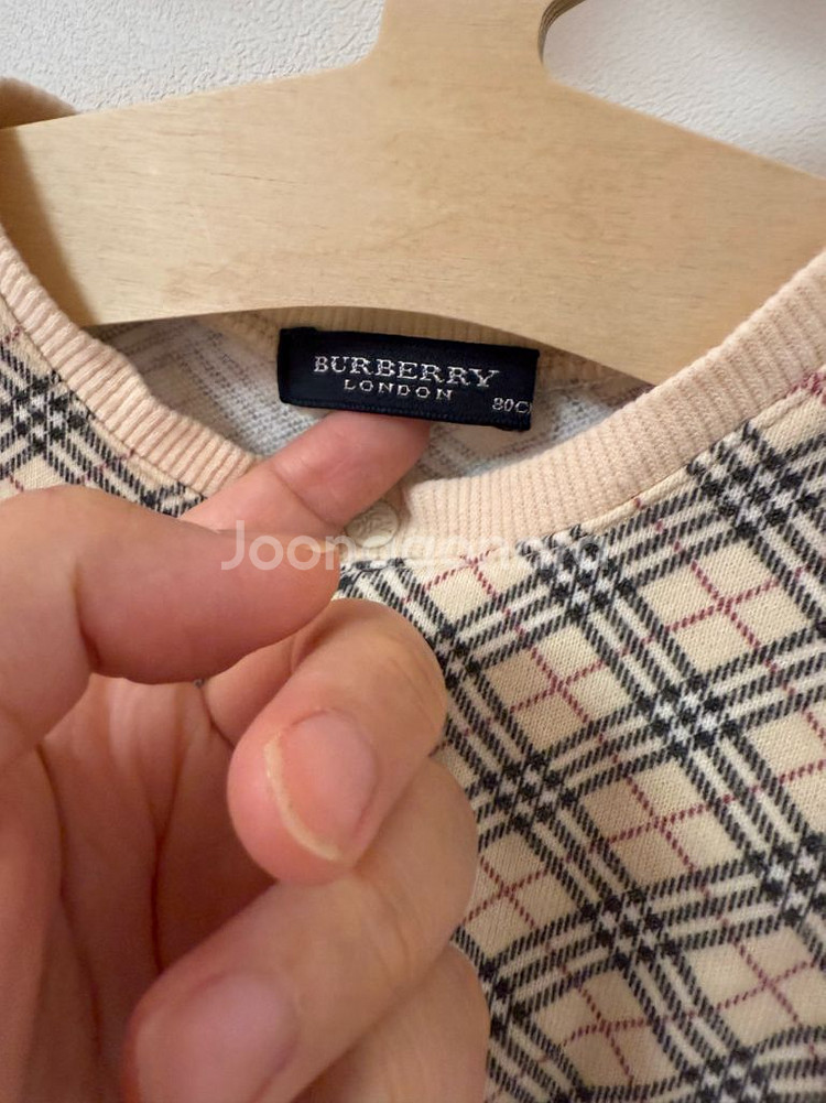 아기 버버리 상의+h&m 원피스 (돌~두돌)--1