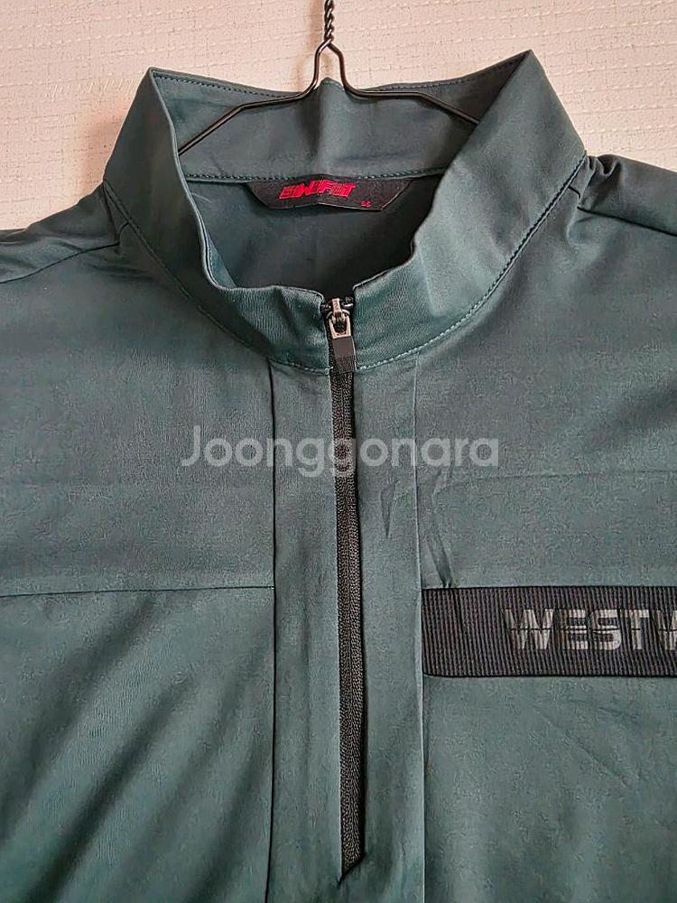 웨스트우드 여름 남성 기능성 짚업 반팔티 새상품 팔아요--1