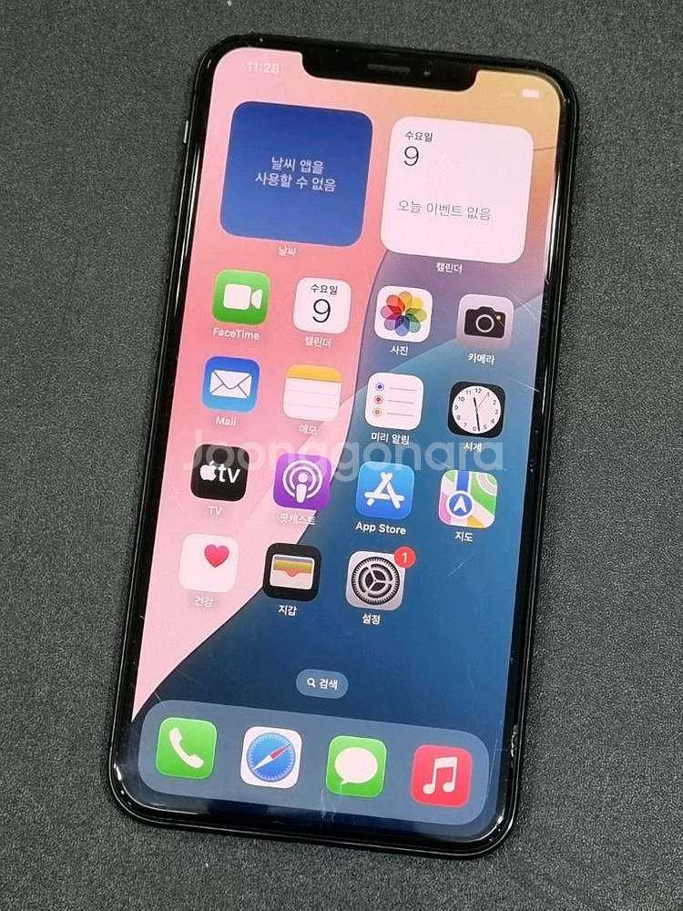 아이폰Xs Max 512GB 블랙 배터리 81%--0
