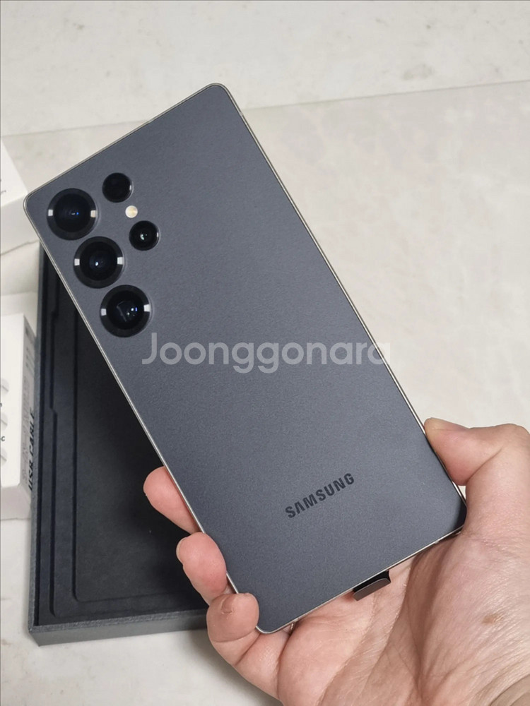 갤럭시S25울트라 블랙 256gb 유심기변--2
