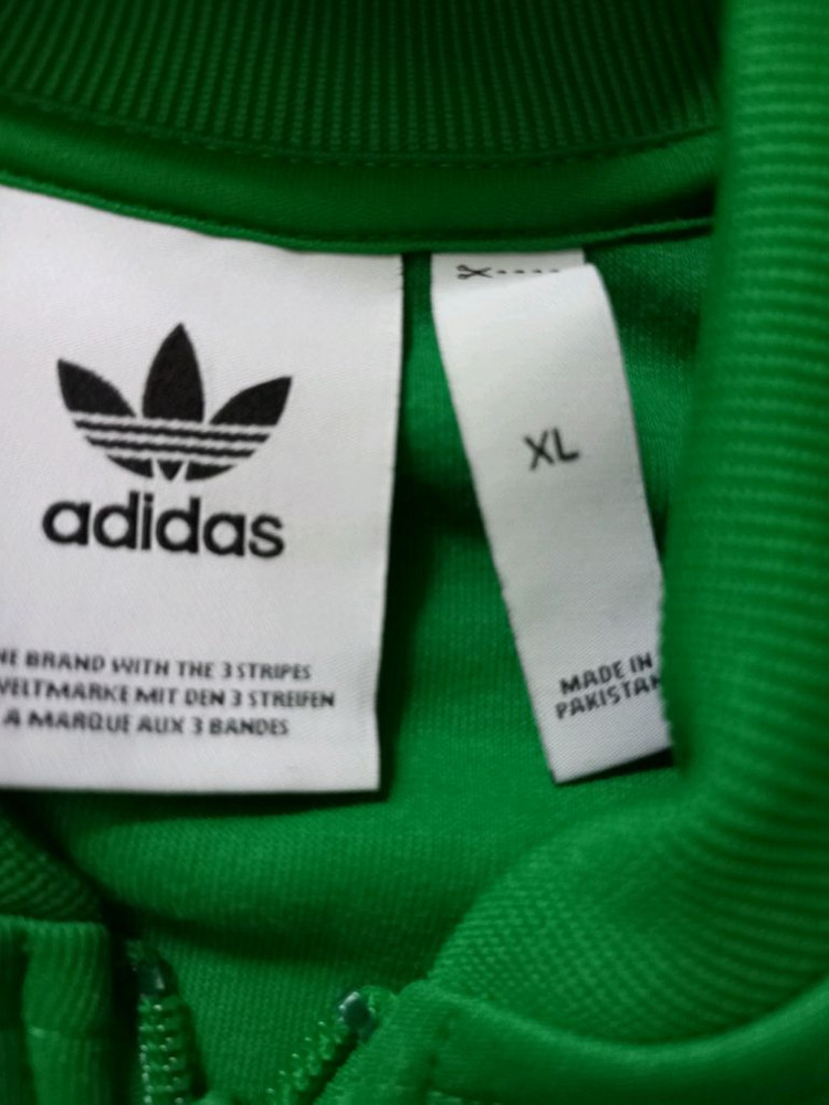 아디다스 초흰 초록 그린 트랙탑 저지 져지집업 100 이미지