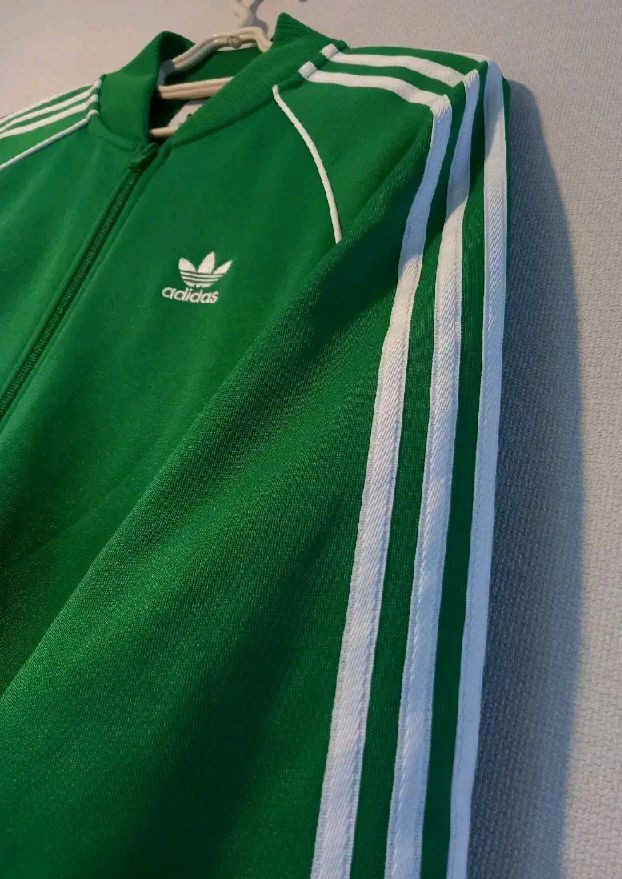 아디다스 초흰 초록 그린 트랙탑 저지 져지집업 100 이미지