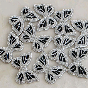 파츠 나비 실버블랙 10개 일괄