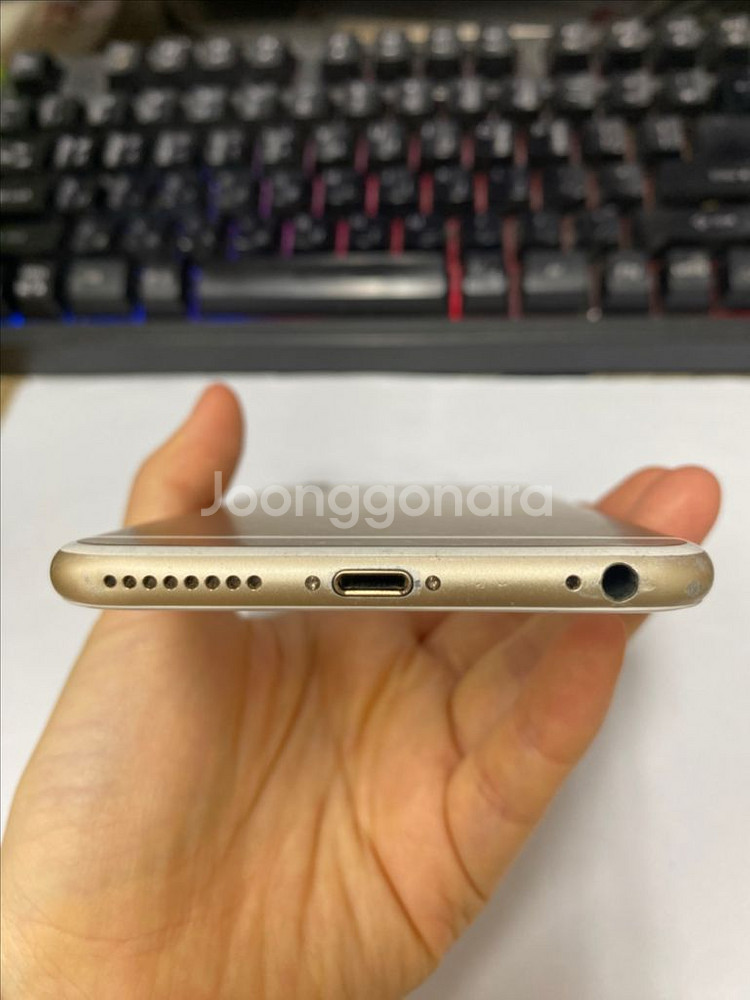 아이폰6플러스 골드 액정깔끔 64GB 배터리96%인스타--6