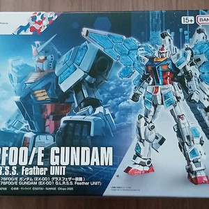 오사카엑스포 건프라 RX78F00/E 글라스페더 건담