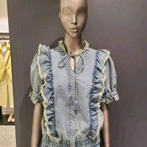 제시뉴욕 청블라우스 랑방 쥬크 모조에스핀 잇미샤
