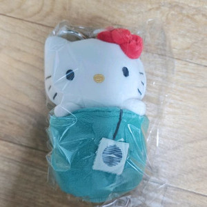 오설록 헬로키티 파우치키링인형 1개 미개봉새것