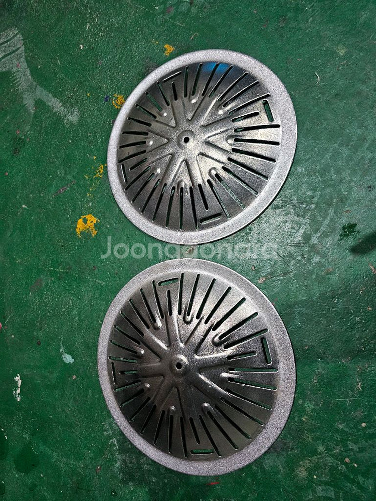 스텐 원형불판, 숯불용, 265mm, 60개--0