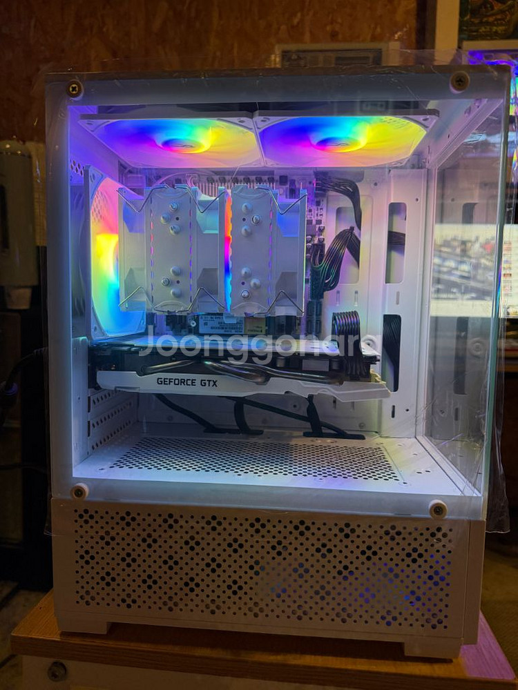 화이트감성 가성비 컴퓨터 본체 PC--0
