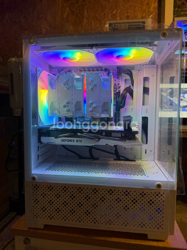 화이트감성 가성비 컴퓨터 본체 PC--4