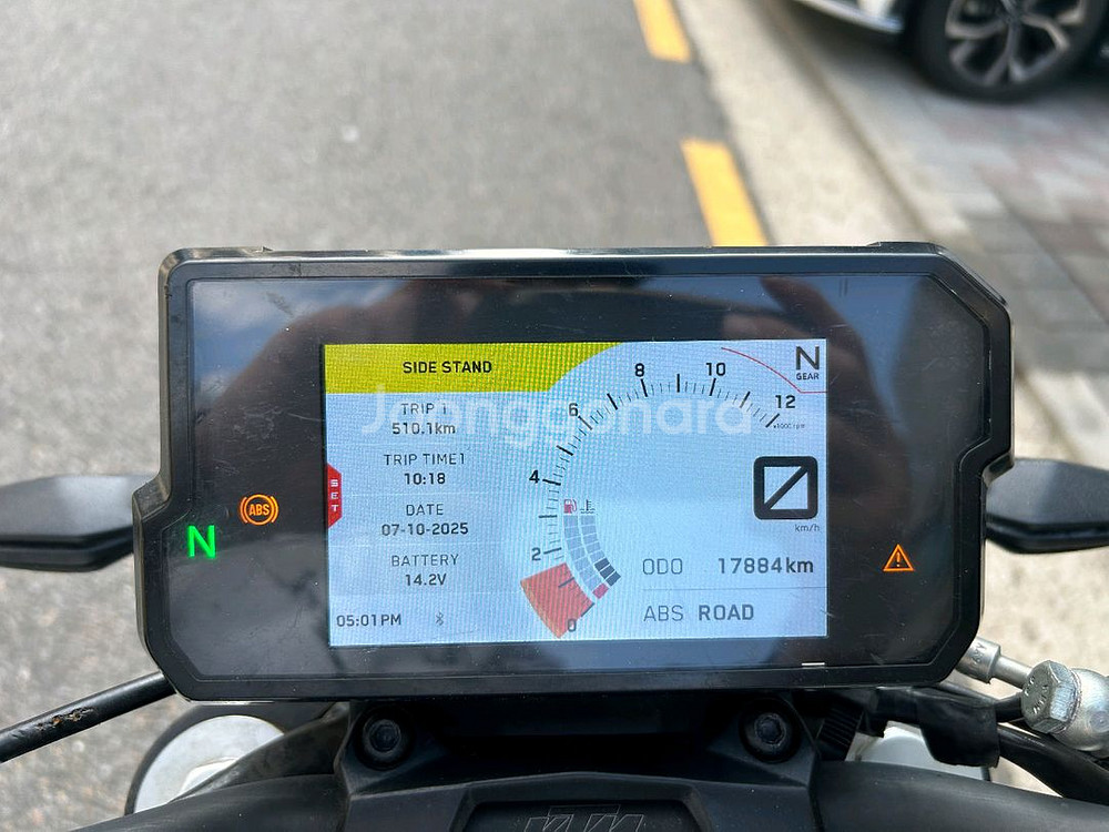 KTM 듀크125 19년 1.7만km 신형계기판차량판매--9