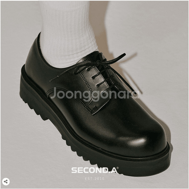 피렌체 아뜨리에 더비슈즈 260size--3
