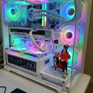 9800x3d, rtx5070ti 화이트 컴퓨터
