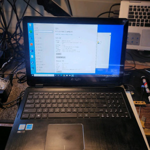 수리용<2595>asus i5 6세대 터치패드노트북