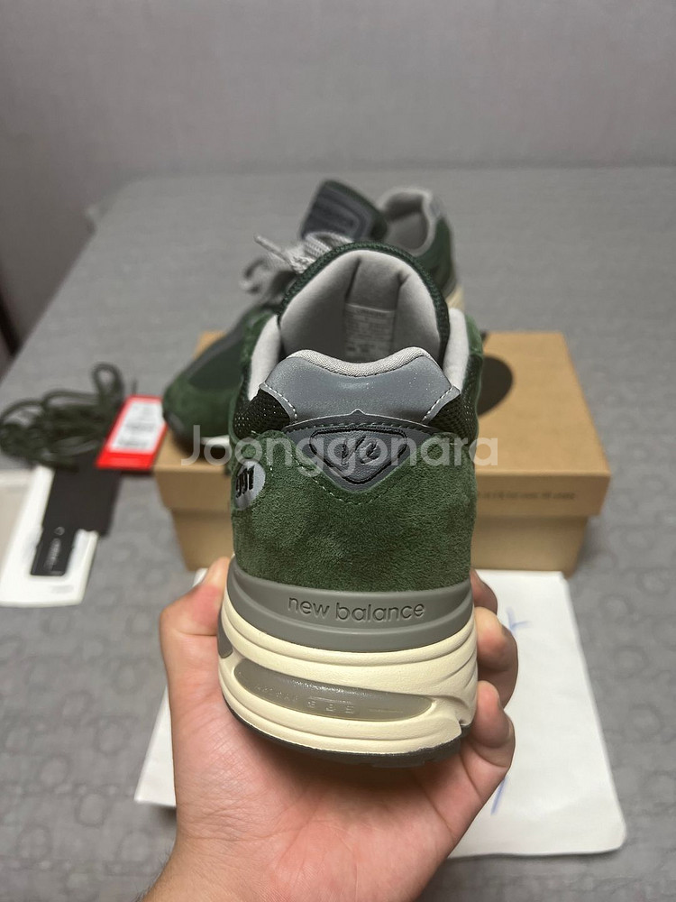 270 뉴발란스 991v2 메이드 인 UK 콤부 그린--3