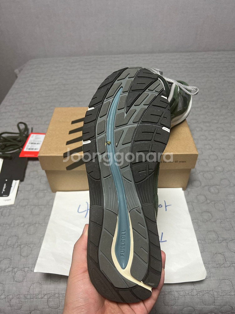 270 뉴발란스 991v2 메이드 인 UK 콤부 그린--7